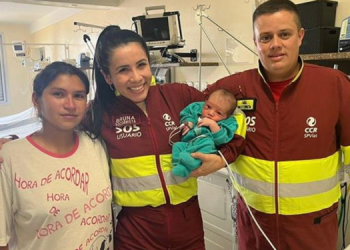 EQUIPE DE RESGATE DA CCR SPVIAS SALVA BEBÊ ENGASGADO NA CASTELLO BRANCO EM IARAS