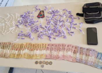 FORAGIDO DA JUSTIÇA É PRESO COM DROGAS DURANTE OPERAÇÃO DA PM EM CERQUEIRA CÉSAR