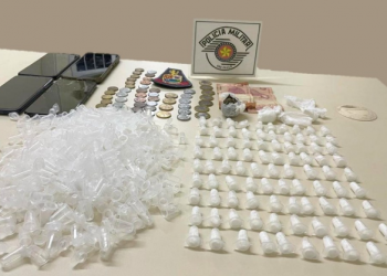 HOMEM É PRESO POR TRÁFICO DE DROGAS EM CERQUEIRA CÉSAR