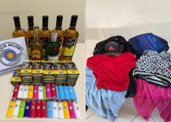 PM PRENDE TRIO QUE FURTOU SUPERMERCADO DUAS VEZES NA MESMA MADRUGADA EM ARANDU