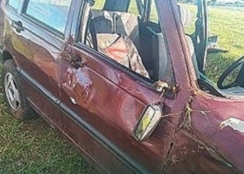MOTORISTA SEM HABILITAÇÃO CAPOTA CARRO ENTRE A VILA ESPERANÇA E A ÁGUA BRANCA EM AVARÉ