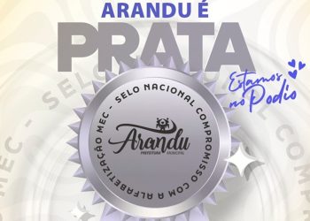 ARANDU CONQUISTA SELO PRATA EM ALFABETIZAÇÃO E SE CONSOLIDA COMO REFERÊNCIA NA REGIÃO