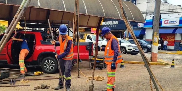 EMPRESA INICIA SONDAGEM DE SOLO PARA OBRAS DE COMBATE ÀS ENCHENTES NO CENTRO DE AVARÉ
