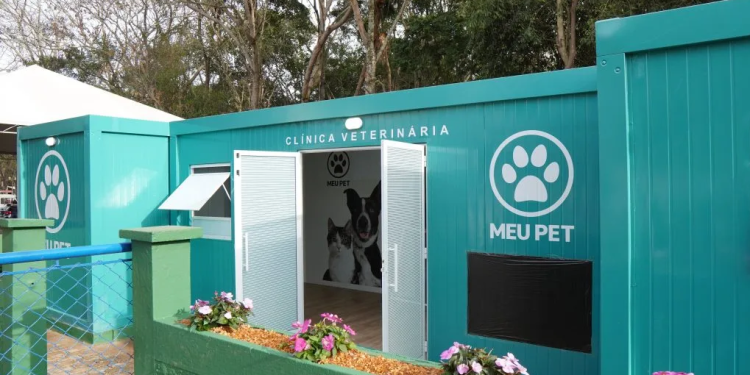 ARANDU INAUGURA CLÍNICA VETERINÁRIA “MEU PET” EM CONTÊINER NO RECINTO DE EXPOSIÇÕES